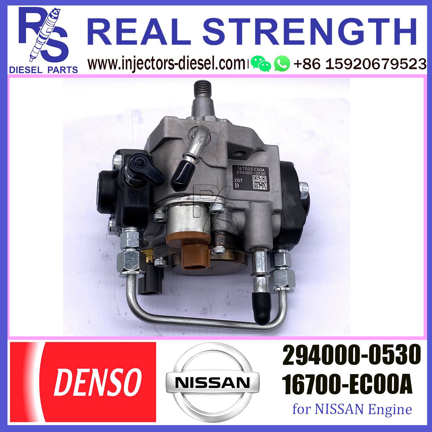 Common Rail DENSO Fuel Pump 294000-0530 16700-EC00A FUEL PUMP FOR NISSAN engine 294000-0530 16700-EC00A