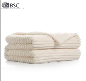 Quality Multifunction 3D Embossed Flannel Throw Blanket Fashion Super Soft Pill Resistant wholesale