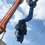 3000rpm Mining Excavator Vibro Hammer Mounted 30 Ton Alloy Steel