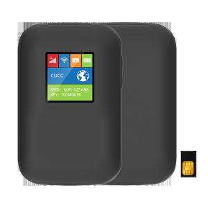 Quality 2700mAh-3000mAh Mobile 4G Router With Screen Black Unlocked wholesale