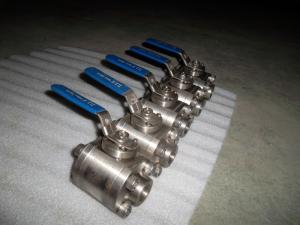 Quality SW Ends Connection F316 Three Piece Forged Ball Valve wholesale