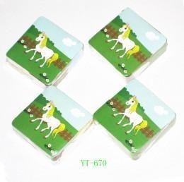 Quality Compressed Towel with Horse Design for Promotion (YT-670) wholesale