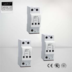 Quality 35mm Rail Adaptable High Current Surge Protector , 2 Pole Surge Protector 255VAC wholesale