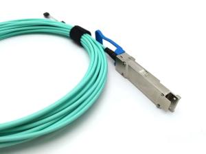 China OM3 QSFP+ To QSFP + AOC Active Optical Cable 12.3 GHz on sale