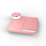 4 In 1 Foldable Wireless Charger: Qi Standard, Phone/Watch/Headset Charging,