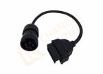 6 Pin Female OBD Extension Cable to OBDII 16 Pin Adapter Cable CK-MFTD006