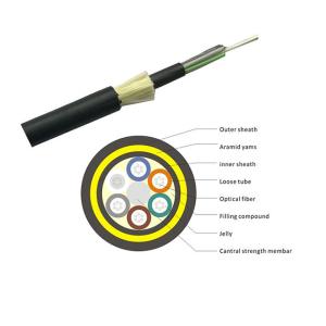 Quality High Tensile Strength Erection Span Range 100M-1200M ADSS Cable 2-144 B1.3 wholesale
