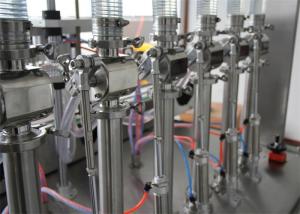 China Linear Type Viscous 0.5KW Automatic Liquid Filling Machine Cosmetic Cream on sale