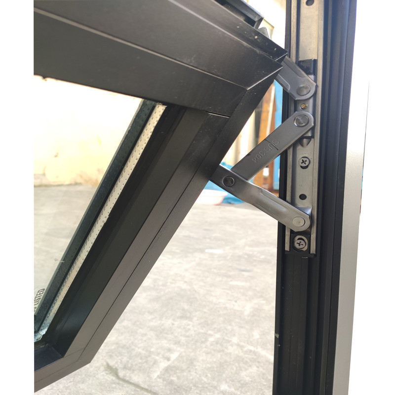White Frame Aluminium Sliding Windows Sizes Powder Coating PVDF Aluminum Awnings For Houses