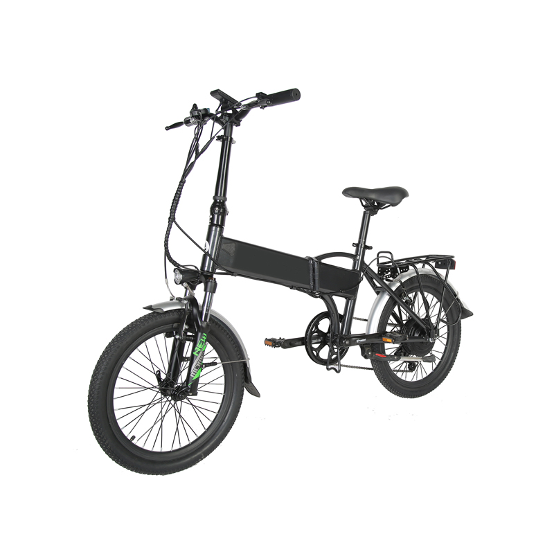 Front Suspension Electric Bike Aluminum Alloy Folding Electric Bicycle 250W 36V Ebike