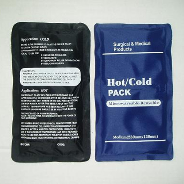 Microwaveble gel hot pack for physical therapy