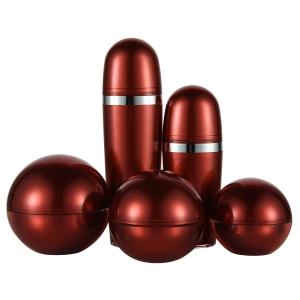 Quality 10ml Sphere Plastic Lotion Bottles Red / White / Green Eye Cream Jar 5g wholesale