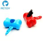 Customized Biodegradable Poop Bags , Dog Walking Poop Bags 15 G / Roll