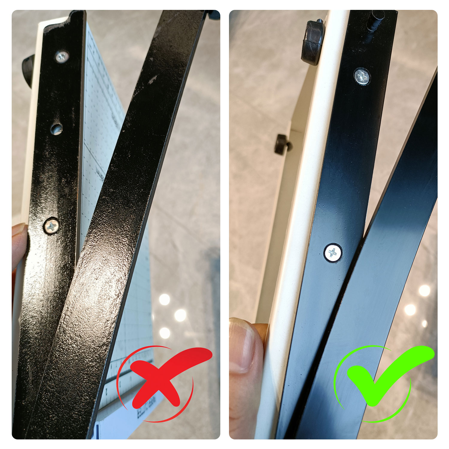 Lightweight A4 Mini Paper Cutter Steel Material 1.55Kg Weight for Trimming Card Photo