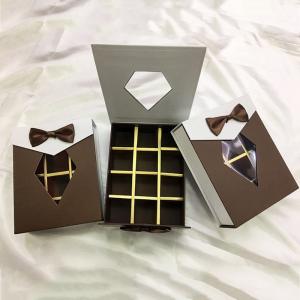 Quality Chocolate Packaging Box Candy Snack Gift Pack Birthday 520 Valentine'S Day Bow Gift Box wholesale