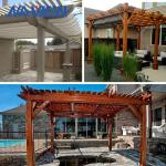 Arched Curved Pergola Patio Canopy Sunbrella Pergola Canopy 12x12
