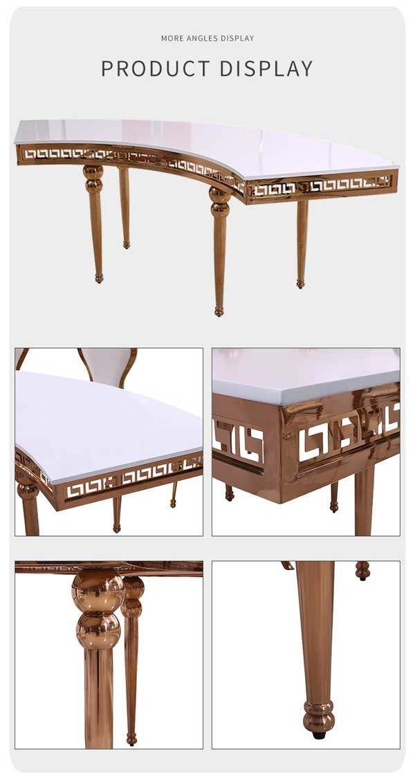 Nesting Hall Round Banquet Foldable Table Circular Party Stainless Steel