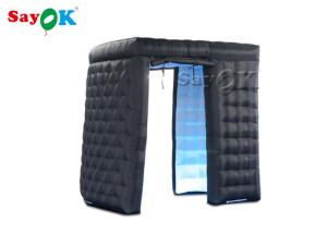 Quality Party Photo Booth Fireproof Removeable Inflatable LED Photo Booth Wall For Wedding Party wholesale
