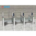 Bi-Directional Pedestrian Security Gate for Office Building Employee Entrance