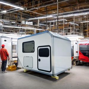 Quality 208 kg Total Dry Weight 7.7ft FRP Composite Material Camper Box for Outdoor Motorhome wholesale