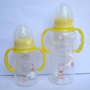 Quality pyrex glass baby milk bottle, Cute or Gourd Shape, Standard Mouth 120ml,250ml wholesale