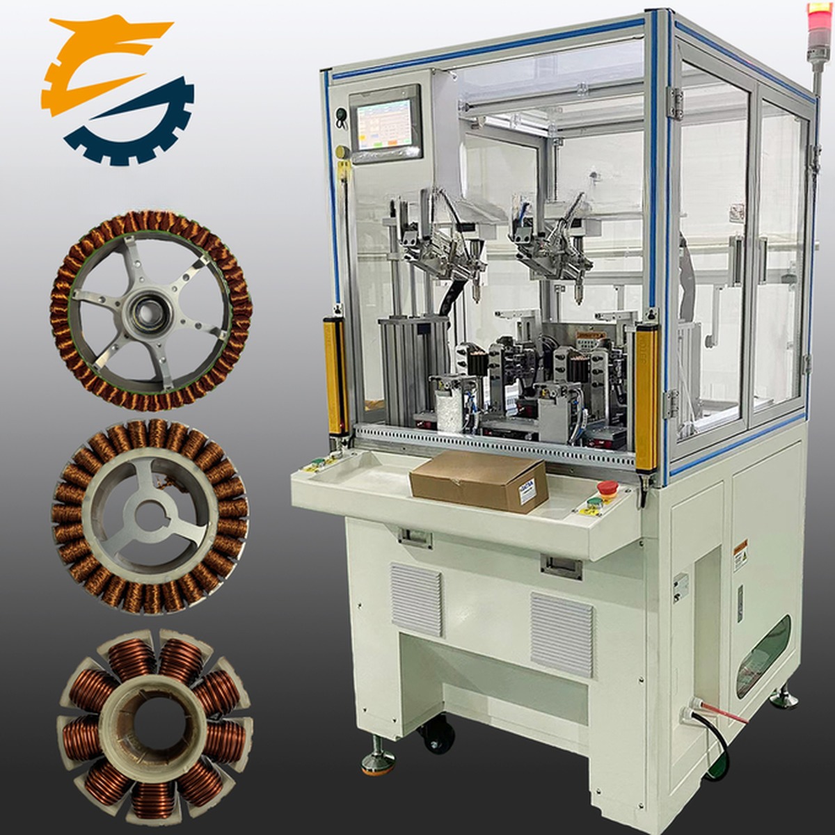 Automatic Induction Motor Winding Machine for 2-50mm Stator Thickness 10 KG Max. Load