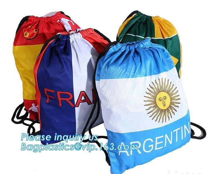 Recycled Foldable Nylon Polyester Tote Bag with logos polyester shopping bag Custom advertising handle non woven bag PAC