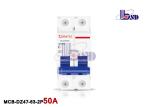 50 Amp Dual Mini Circuit Breaker Fire Resistant Plastics Shell GB10963.1