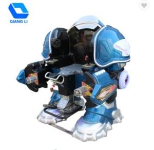 Quality Outdoor Portable Carnival Rides Coin Operated Robot Ride / Remote Control Robot Ride wholesale