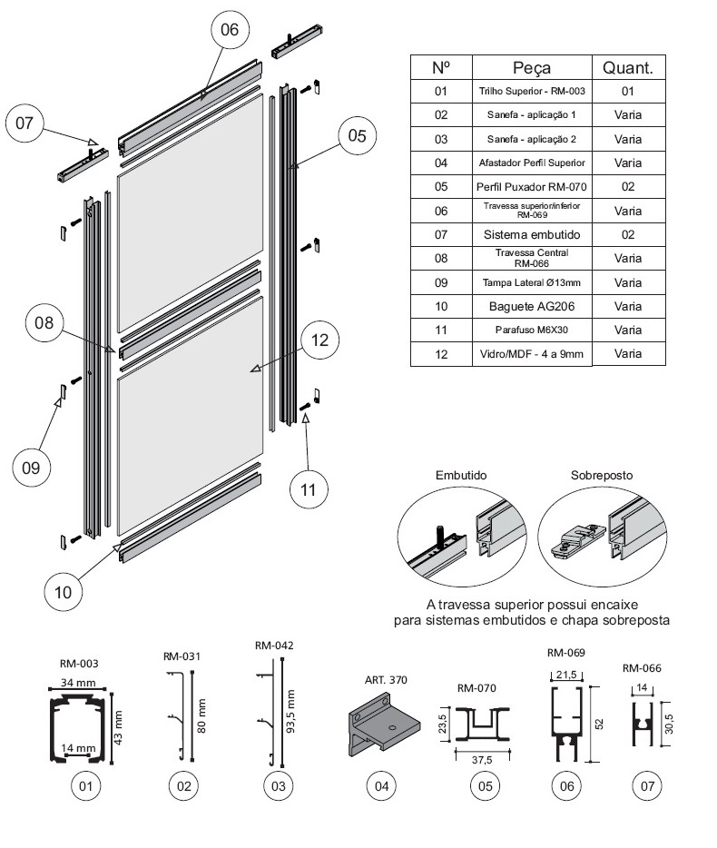 RoHs MSDS sliding Wardrobe Aluminium Profile For Wardrobe Track Rail