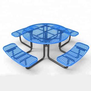 Quality ISO9001 Certified Sunproof Picnic Table Bench Set With Umbrella wholesale