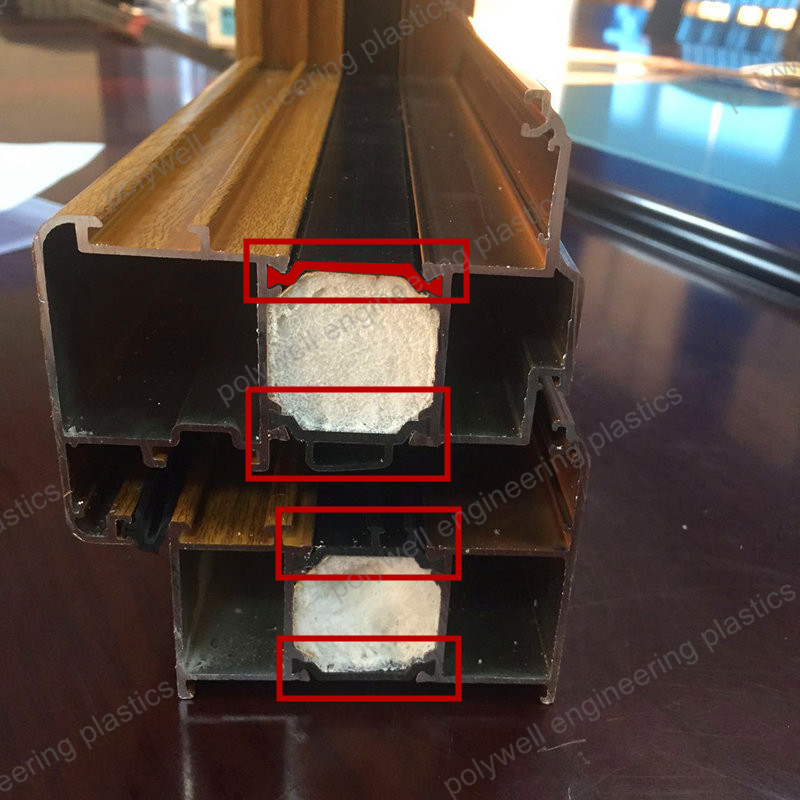 I Type, C Type, T Type, CT Type, CG Type Customized Black Polyamide Strips Thermal Bridging Insulation Strip