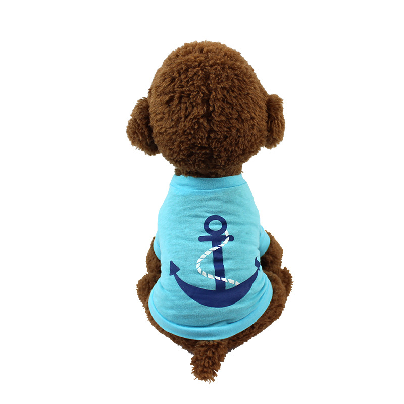 Medium Small Pets Wearing Clothes Elastic Material T-Shirt Cool Dog Clothes