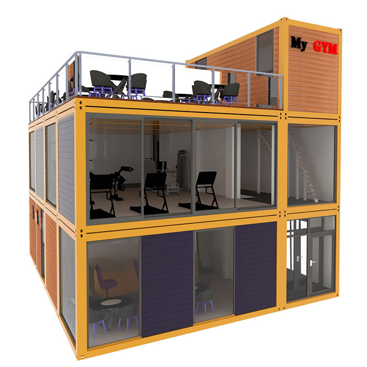 Demountable Villa Modern Design Container Homes 40ft Luxury House for Office Building