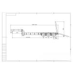 Low Bed Semi Trailer Transport Gooseneck Drop Deck Low Bed Flatbed Detachable