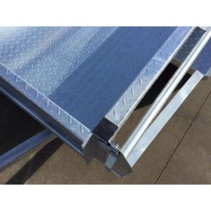 Quality Steel 350 Sides 7x5 Off Road Box Trailer , Off Road Tandem Trailer Galvanized wholesale