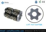 High Accuracy Scarifier TCT Tungsten Carbide Cutters With Sharp Cutting Edge