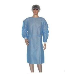 Quality Long Sleeves Disposable Medical Isolation Gowns Tear Resistant Skin Friendly wholesale