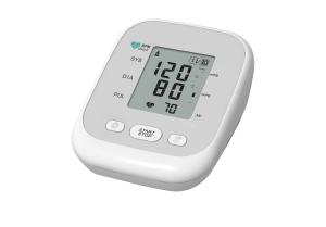 Quality LCD ABS Arm Cuff Blood Pressure Monitor , Plastic Upper Arm Blood Pressure Monitor wholesale