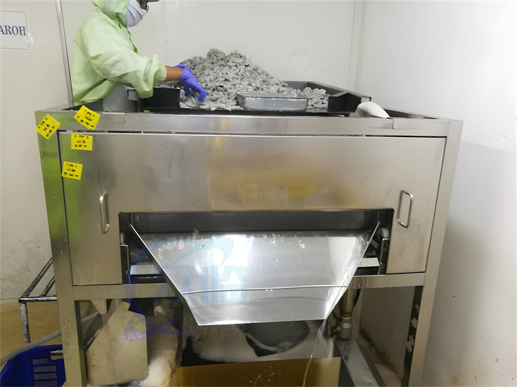 Automatic Shrimp Cleaning Machine 1.5KW Stable Large Capacity