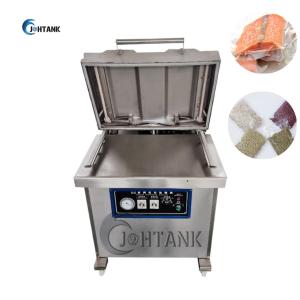 Quality Dried Pork Slices Ham Sausage Steak Dual Chamber Vacuum Sealer wholesale