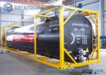 Transportation 40FT Bitumen / Asphalt Tanker Trailer With Self Discharge
