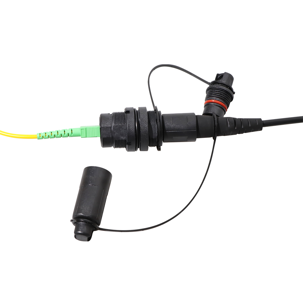 Outdoor FTTH Solution , IP68 Waterproof Optitap To Sc Apc Adapter