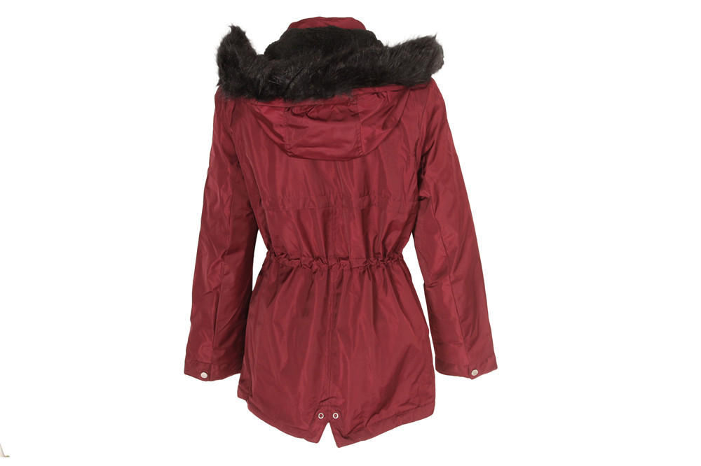 Stockpapa 99% Polyester Ladies Warm Parka Coat