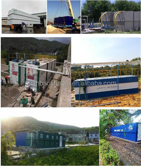 2024 Buried Sewage Treatment Equipment Water Stability Automatic Operation Low Noise