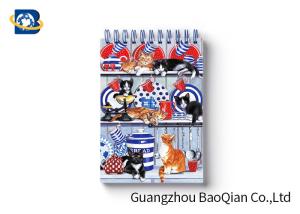 Quality Spiral Binding 3D Lenticular Personalised Stationery Notebooks Cartoon Pet Hardcover wholesale