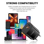 Essager 2021 PD+QC USB Charger 20W Type C Dual Ports USB Wall Charger(Stop