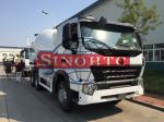 6x4 Cement Mixer Truck , 12m3 Drum Mix Concrete Truck HOWO76 / HOWOA7 Cabin
