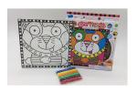 DIY Preprinted Arts And Crafts Toys Fabric Painting Toy 6 Color 9 - Inch For