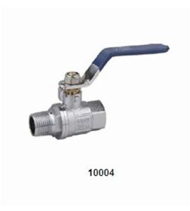 Quality Brass forging Ball Valve 10004 with Chrome plating 600PSI (male-female） wholesale